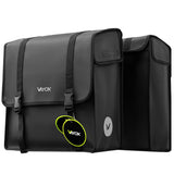 Bolsa doble de PVC para portaequipajes de bicicleta, con asa, negra, 40 l, VA0446, Vayox