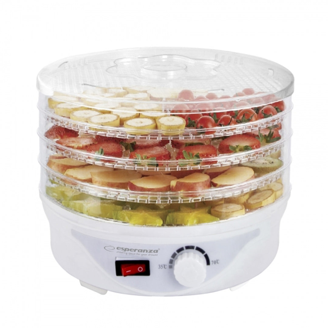 Secador de setas, frutas, verduras y hierbas, 250 W, 8 programas de secado Esperanza