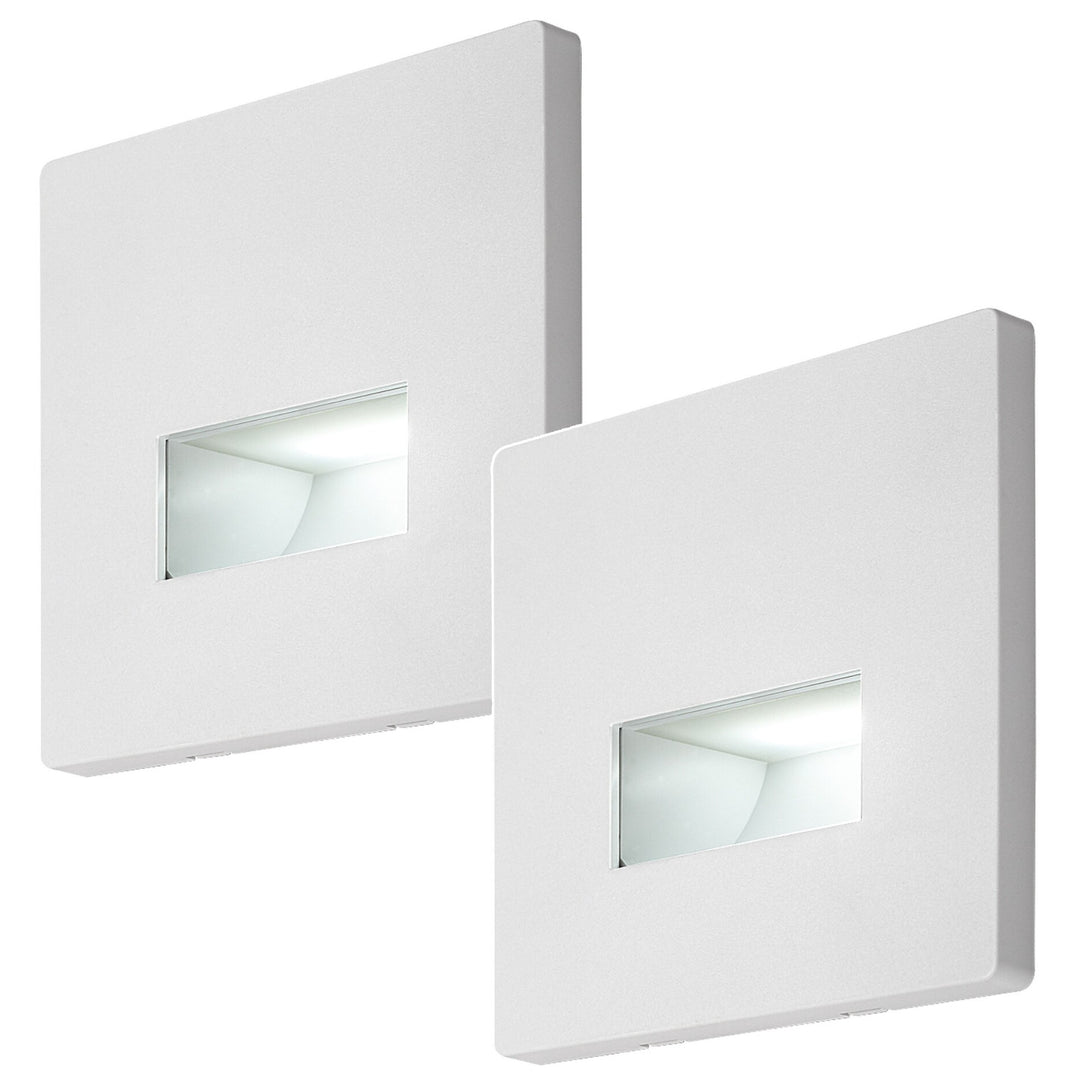 Lámpara Lunca LED de 1 W, IP20, blanca, color de luz regulable: 3000, 4500 y 6500 K, 77196, 2 unidades