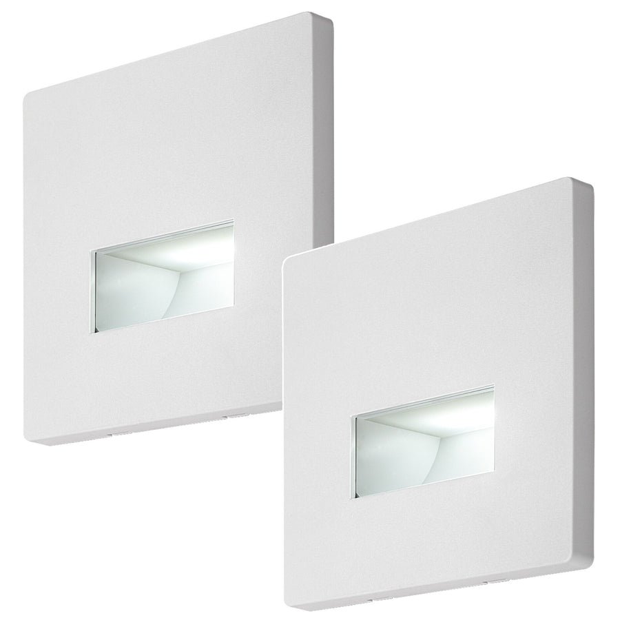 Lámpara Lunca LED de 1 W, IP20, blanca, color de luz regulable: 3000, 4500 y 6500 K, 77196, 2 unidades