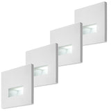 Lámpara Lunca LED de 1 W, IP20, blanca, temperatura de color regulable: 3000, 4500 y 6500 K, 77196, 4 unidades