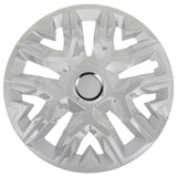 Tapa de rueda universal de 15'' NRM Perfecto, lacada en plata, 1 unidad