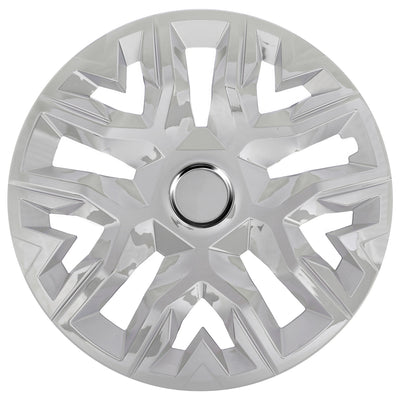 Tapa de rueda universal de 15'' NRM Perfecto, lacada en plata, 1 unidad