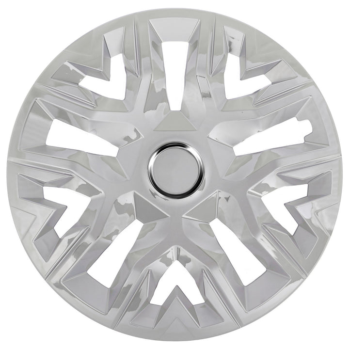 Tapa de rueda universal de 15'' NRM Perfecto, lacada en plata, 1 unidad