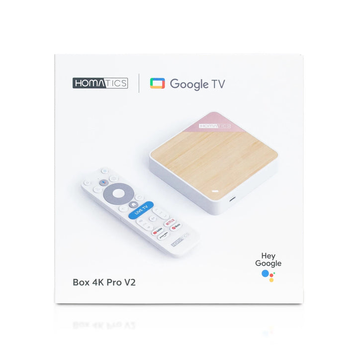 Reproductor multimedia Homatics Box 4K Pro V2 con Google TV