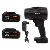 Soplador a batería BLOW 21 V CB TURBO, 130 000 revoluciones, 2,4 Ah, maletín