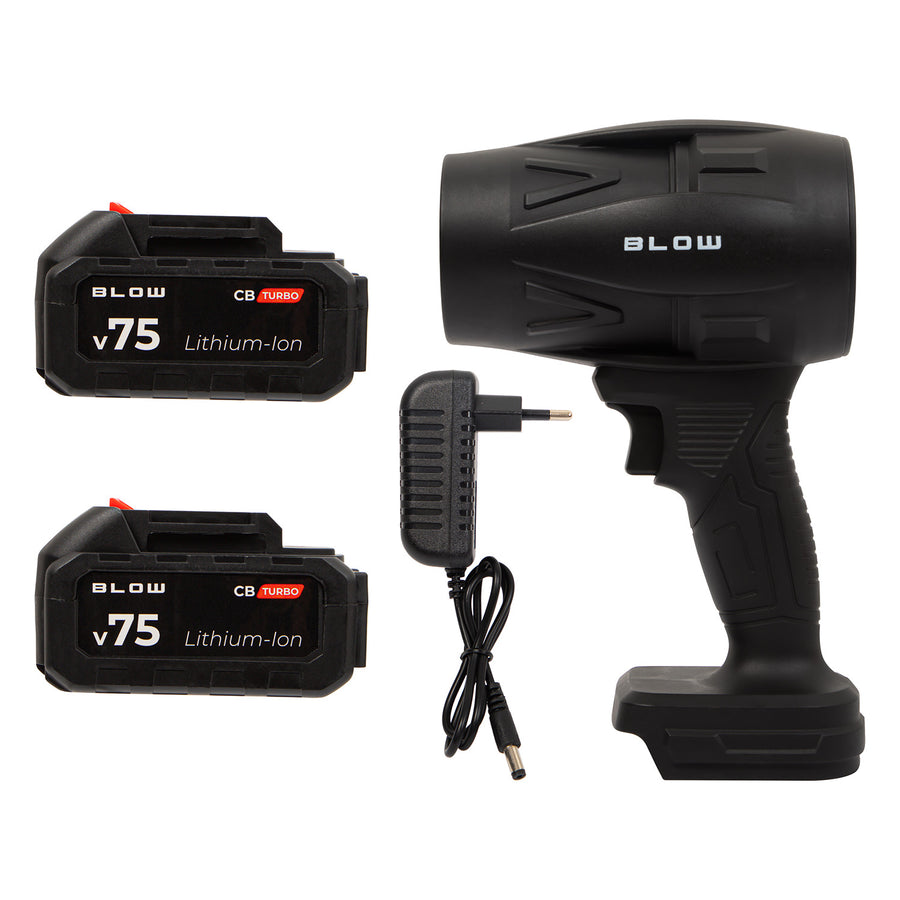 Soplador a batería BLOW 21 V CB TURBO, 130 000 revoluciones, 2,4 Ah, maletín