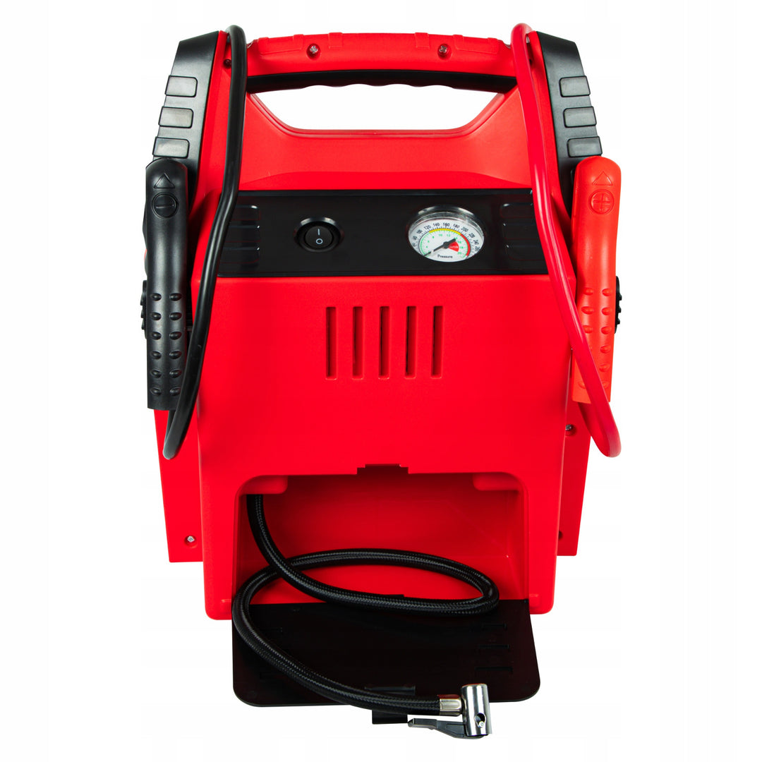 Arranque de emergencia 5 en 1 Blow, con función de compresor, cargador de baterías y batería externa, batería de 12 V y 20 000 mAh, corriente de arranque de 400 A y corriente máxima de 900 A, incluye un fusible de sobrecarga, 81-210#
