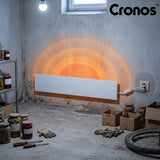 Panel calefactor por infrarrojos Cronos Anti-Mold, potencia de 50 W, para la calefacción y deshumidificación localizadas de paredes húmedas, MRH-50