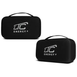 Arranque de emergencia LTC, 12 000 mAh, con compresor, linterna y batería externa, pantalla LCD, potencia de 65 W, cables y funda incluidos, LXJS120