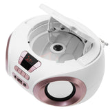 Radio Boombox con CD-MP3, USB, radio FM, AUX, toma para auriculares, Adler, AD 1181