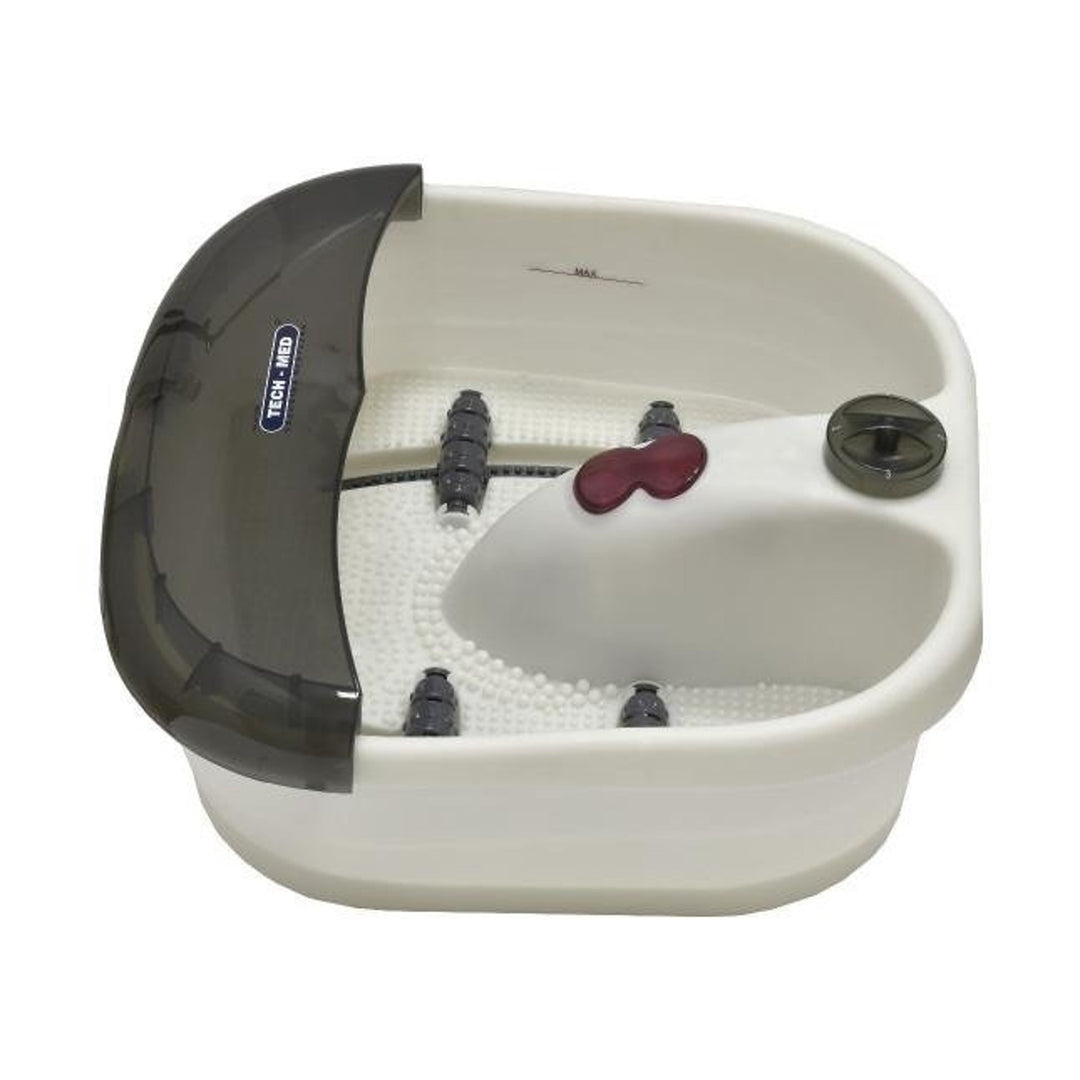Aparato de masaje para pies, hidromasaje, masaje con burbujas, masaje por vibración, infrarrojos, TM-588, Tech-Med
