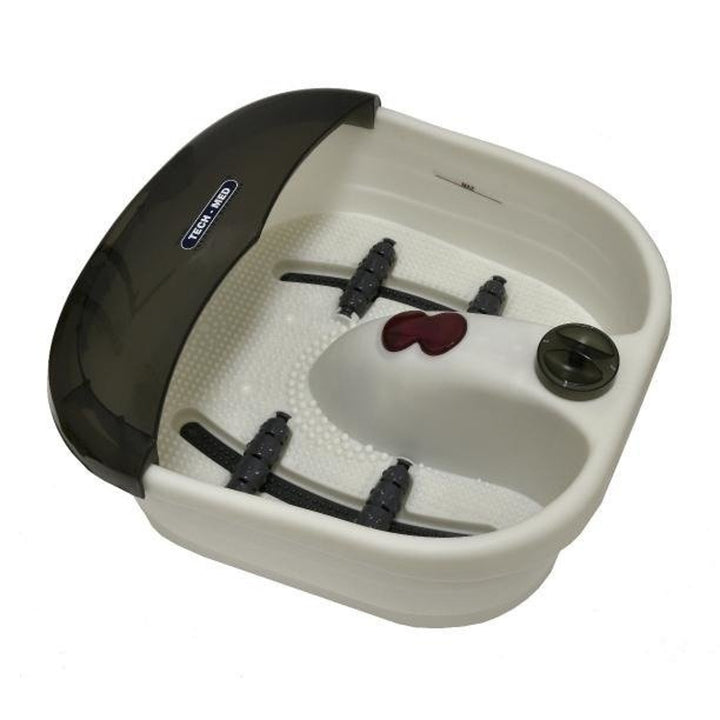 Aparato de masaje para pies, hidromasaje, masaje con burbujas, masaje por vibración, infrarrojos, TM-588, Tech-Med