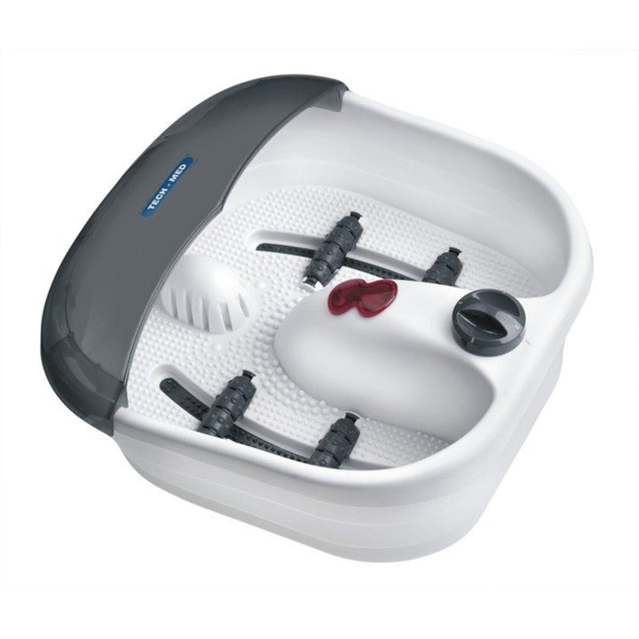 Aparato de masaje para pies, hidromasaje, masaje con burbujas, masaje por vibración, infrarrojos, TM-588, Tech-Med