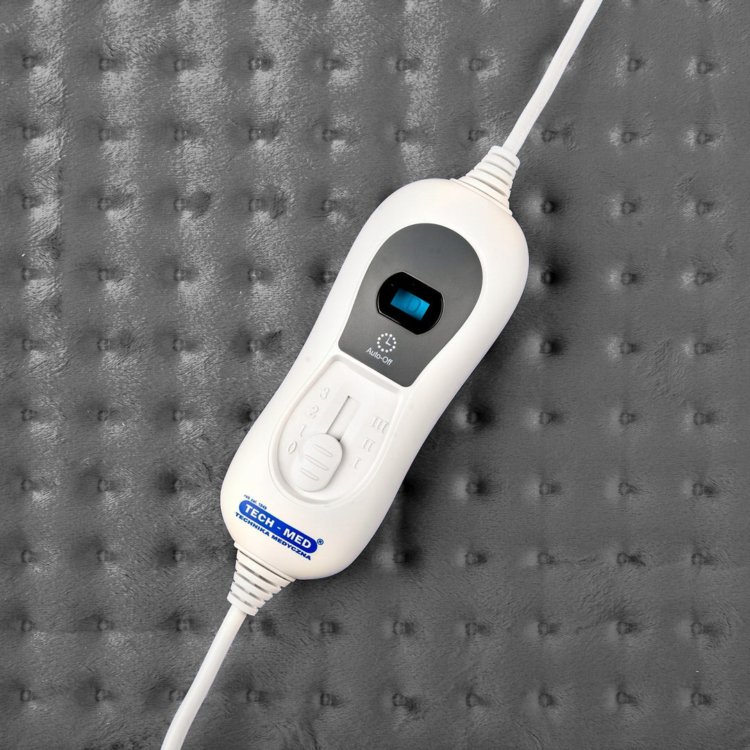 Almohadilla eléctrica, 3 niveles de calor, 30 x 60 cm, potencia de 100 W, TM-PE COMFORT XL, Tech-Med