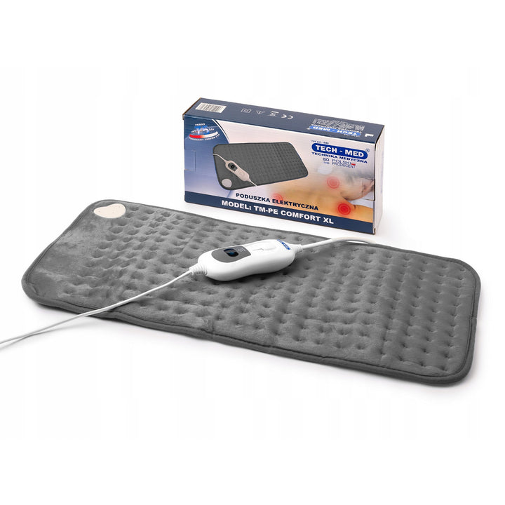 Almohadilla eléctrica, 3 niveles de calor, 30 x 60 cm, potencia de 100 W, TM-PE COMFORT XL, Tech-Med