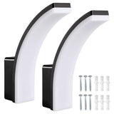 Lámpara LED Maclean, color negro, 20 W, IP65, 2750 lm, luz blanca neutra (4000 K) MCE511 B, 2 unidades