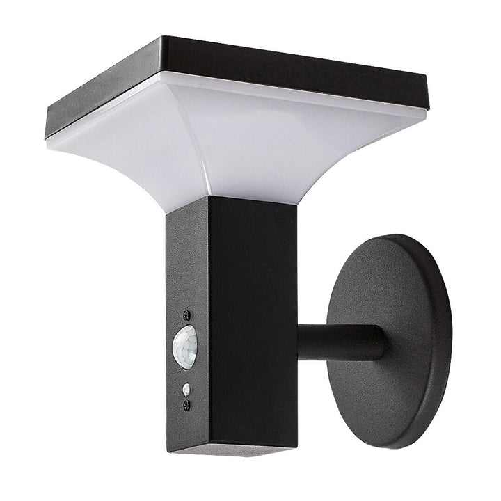 Lámpara Rabalux, de pared, para exterior, solar, IP44, LED de 4 W, Geleen, 2 unidades