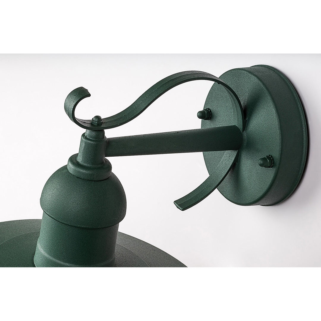 Aplique Rabalux, para exterior, IP44, E27, máx. 60 W, verde, Oslo, 2 unidades
