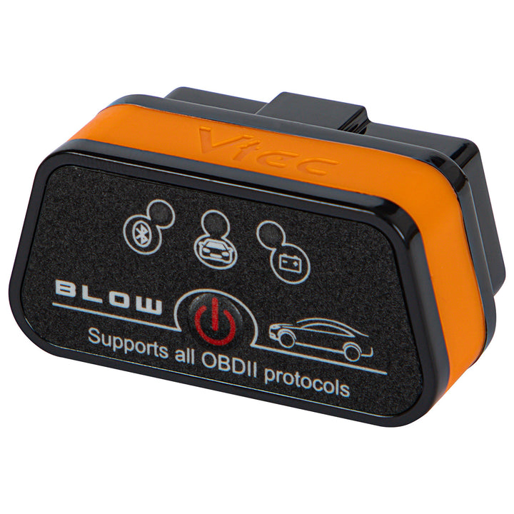 Interfaz de diagnóstico OBD2 Vtec iTRON Blow, Bluetooth 4.0, comunicación inalámbrica con la unidad de control central del coche, alta compatibilidad, 58-660#