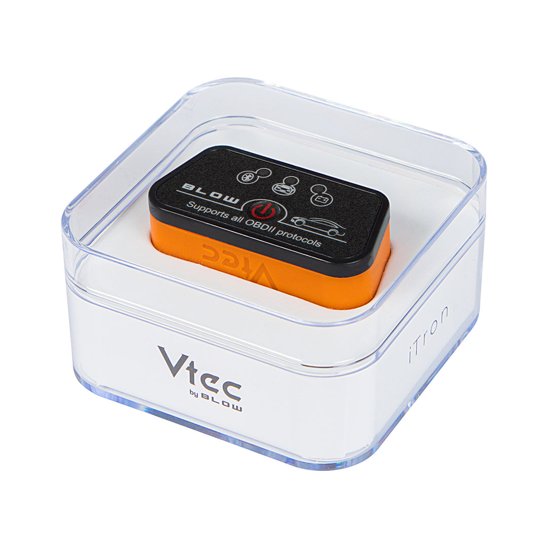 Interfaz de diagnóstico OBD2 Vtec iTRON Blow, Bluetooth 4.0, comunicación inalámbrica con la unidad de control central del coche, alta compatibilidad, 58-660#