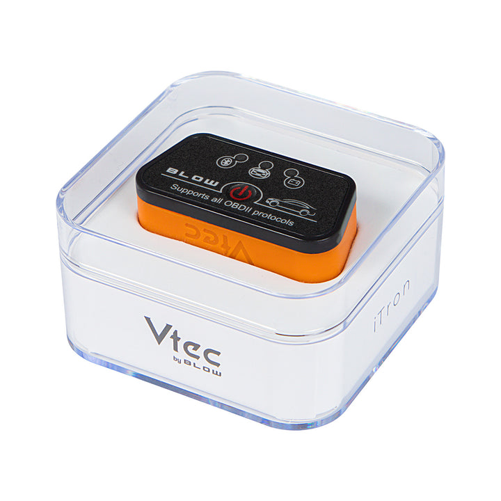 Interfaz de diagnóstico OBD2 Vtec iTRON Blow, Bluetooth 4.0, comunicación inalámbrica con la unidad de control central del coche, alta compatibilidad, 58-660#