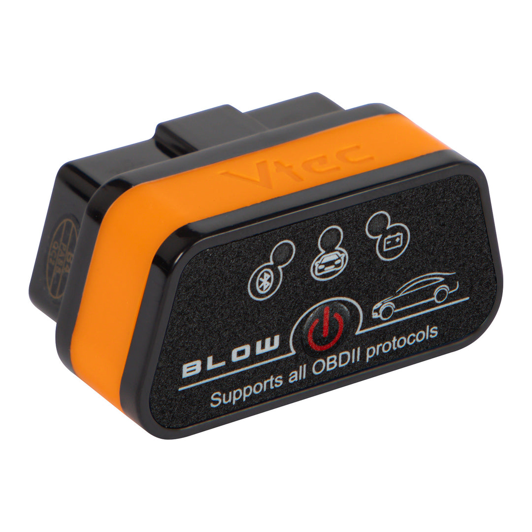 Interfaz de diagnóstico OBD2 Vtec iTRON Blow, Bluetooth 4.0, comunicación inalámbrica con la unidad de control central del coche, alta compatibilidad, 58-660#