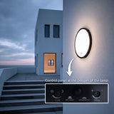 Lámpara LED con sensor de movimiento Maclean, sensor PIR, color negro, 10 W, IP65, 1000 lm, luz neutra, MCE525 B, 2 unidades