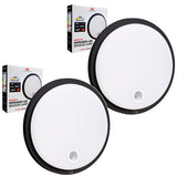 Lámpara LED con sensor de movimiento Maclean, sensor PIR, color negro, 10 W, IP65, 1000 lm, luz neutra, MCE525 B, 2 unidades