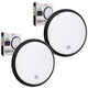 Lámpara LED con sensor de movimiento Maclean, sensor PIR, color negro, 10 W, IP65, 1000 lm, luz neutra, MCE525 B, 2 unidades