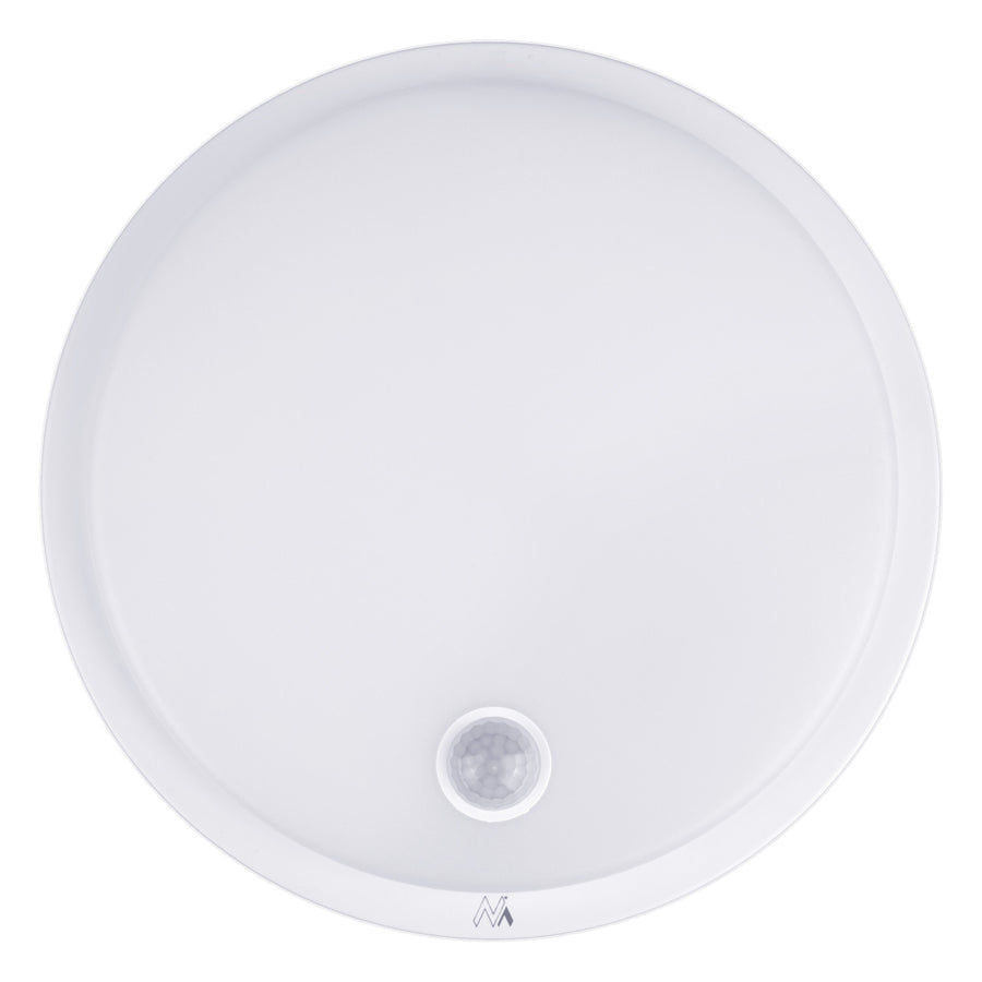 Lámpara LED con sensor de movimiento Maclean, sensor PIR, color blanco, 10 W, IP65, 1000 lm, luz neutra, MCE525 W, 2 unidades