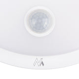 Lámpara LED con sensor de movimiento Maclean, sensor PIR, color blanco, 10 W, IP65, 1000 lm, luz neutra, MCE525 W, 2 unidades