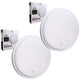Lámpara LED con sensor de movimiento Maclean, sensor PIR, color blanco, 10 W, IP65, 1000 lm, luz neutra, MCE525 W, 2 unidades