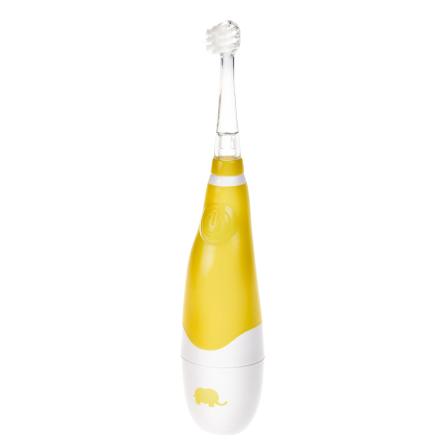 Cepillo de dientes sónico para niños SEAGO, color amarillo, 4 cabezales, SG-902 Yellow + pila alcalina AAA Varta Industrial