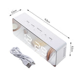 Despertador con pantalla LED y termómetro Adler AD 1189 W + 3 pilas alcalinas AAA Varta Industrial