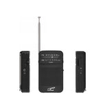 Radio de bolsillo LXLTC2029C LEGA con AM/FM/AUX, alimentación por pilas LTC + 2 pilas alcalinas AA Varta Industrial