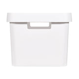 Recipiente con tapa Curver Infinity de 17 litros, color blanco, 2 unidades