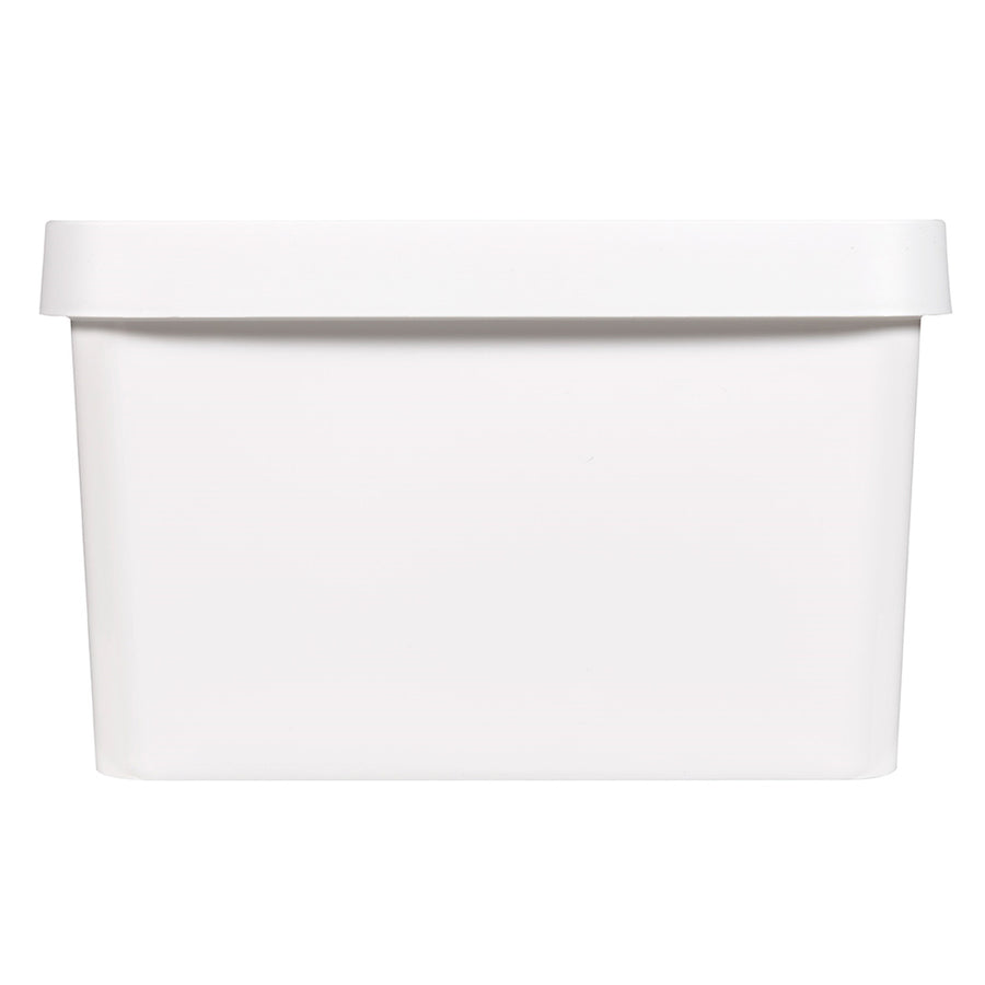 Recipiente con tapa Curver Infinity de 17 litros, color blanco, 2 unidades