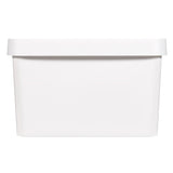 Recipiente con tapa Curver Infinity de 17 litros, color blanco, 3 unidades