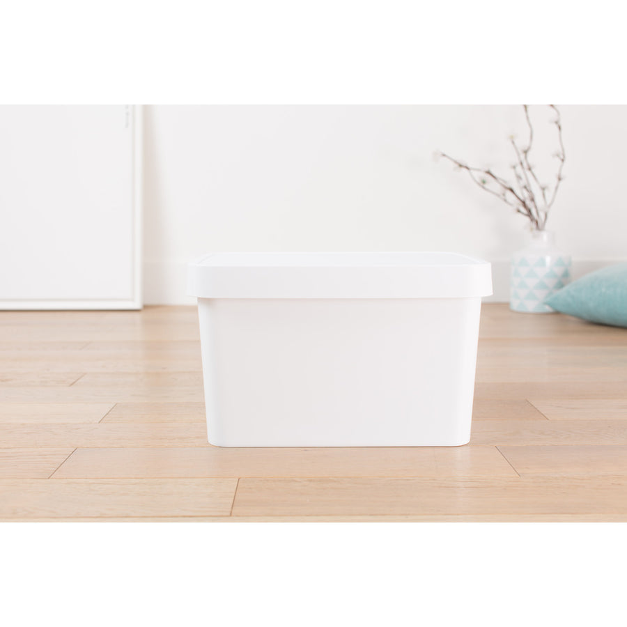 Recipiente con tapa Curver Infinity de 17 litros, blanco, 4 unidades