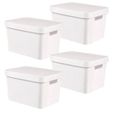 Recipiente con tapa Curver Infinity de 17 litros, blanco, 4 unidades
