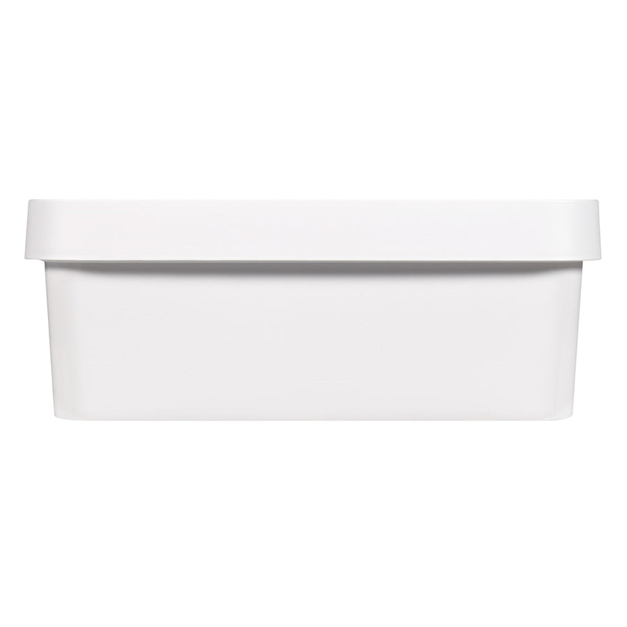 Recipiente con tapa Curver Infinity de 11 litros, color blanco, 2 unidades