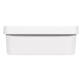 Recipiente con tapa Curver Infinity de 11 litros, color blanco, 3 unidades