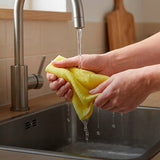 Paño Vileda Actifibre Pro para cristales y ventanas, apto para la lavadora, revestimiento de PVA, sin marcas ni manchas, limpia solo con agua, 183298, 3 unidades