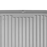 Contenedor Moxom SolidStore, capacidad de 80 l, gris, tapa con cierres a presión, con ruedas, sin BPA, 04-0217, 2 unidades