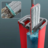 Fregona plana con cubo y escurridor GreenBlue, dos recambios de microfibra HQ, capacidad de 5,7 l, MaxiClean GB870 + paño Vileda Actifibre Soft