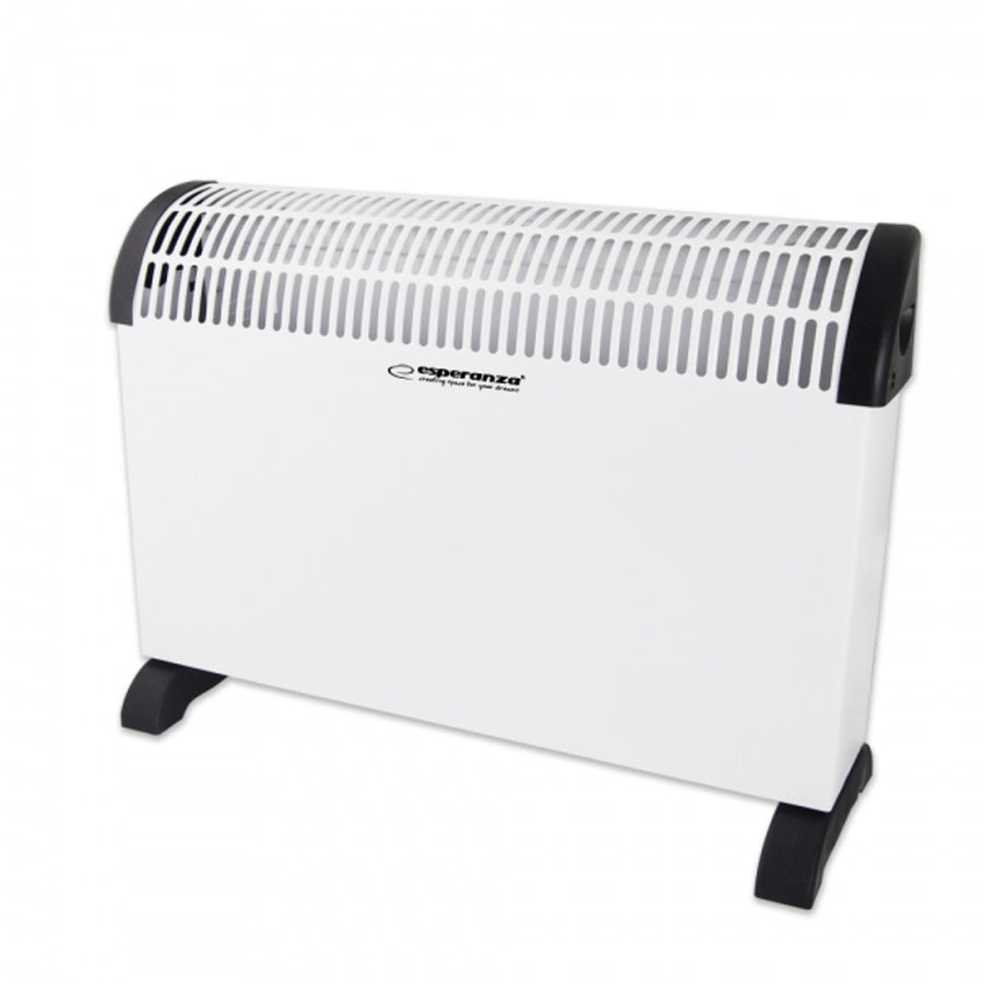 Convector eléctrico con termostato, 2000 W, blanco, Esperanza
