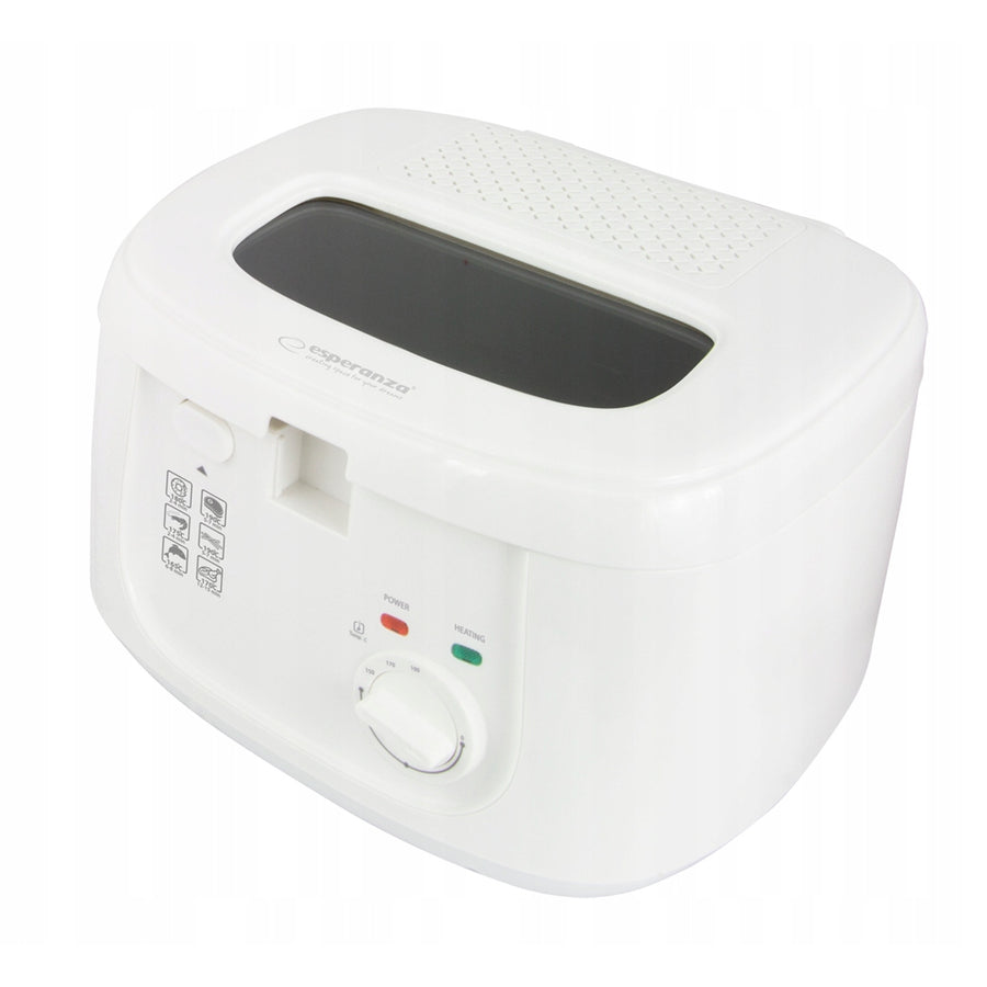 Freidora Esperanza SPRING ROLL, 2,5 l, 1800 W, regulación de temperatura, Esperanza