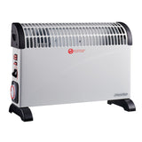 Convector eléctrico, termostato, 2000 W, temporizador de 24 horas, blanco, cable de 150 cm, Mesko, MS 7741W