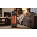 Radiador por radiación, infrarrojos, 900 W, 2 niveles de calor, Noveen